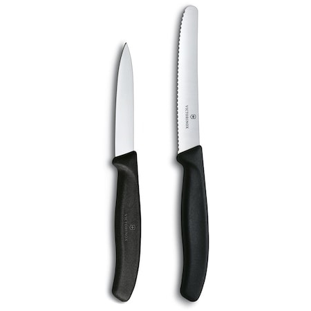 Swiss Army Brands 6.7833.7603.Us1 Kitchen Swiss Classic Pillow Packs 40.5In Utility & 30.25In Paring Black Packaged VIC-6.7603-X9